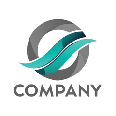 business logo for COMPANY with a polished modern design art vector