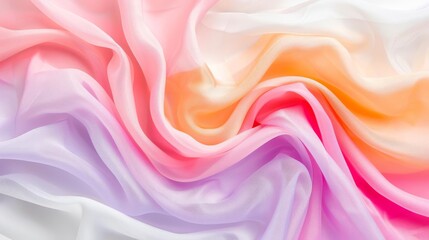 Obraz premium Gradient fabric texture with a smooth transition of colors, providing a dynamic and stylish effect, fabric texture background, gradient fabric