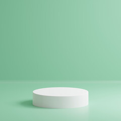 3D rendered podium for your product showcase.3D illustration