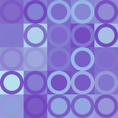 Circles and squares background. Abstract pattern design