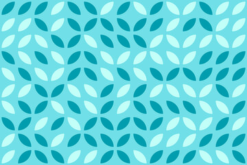 Interconnecting circles and ovals abstract retro fashion texture