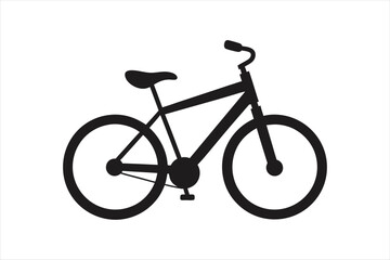 Fototapeta premium Create a bicycle silhouette vector