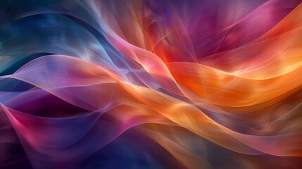 Fototapeta premium beautiful and colorful rainbow color smoke, wave, fog flow background