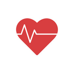 Heart icon sign design isolated. Medicine concept. Medical health care. Vector