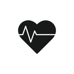 Heart icon sign design isolated. Medicine concept. Medical health care. Vector