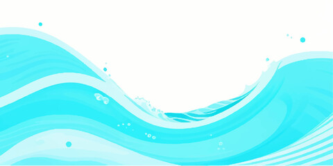 Transparent abstract soft blue and green abstract water color ocean wave texture background. Banner Graphic Resource as background for ocean wave and water wave abstract graphics	