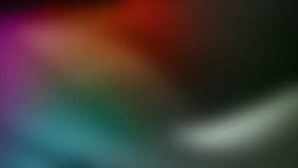 A vibrant 4K abstract background with a blend of red, green, blue, purple, and black hues. The grainy texture and soft gradients make it perfect for wallpapers, banners, and backdrops