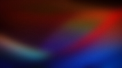 A 4K abstract background with a vibrant blend of red, blue, purple, and orange hues. The grainy texture and smooth gradients create a rich and dynamic aesthetic, ideal for wallpapers and banners