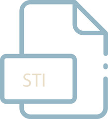 Old brick fill STI file icon