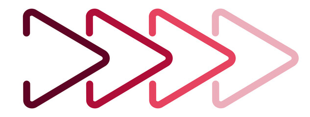 colorful arrow sign icons