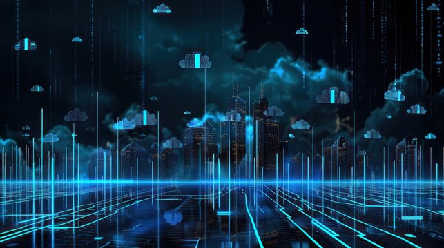 Digital Cityscape with Cloud Computing