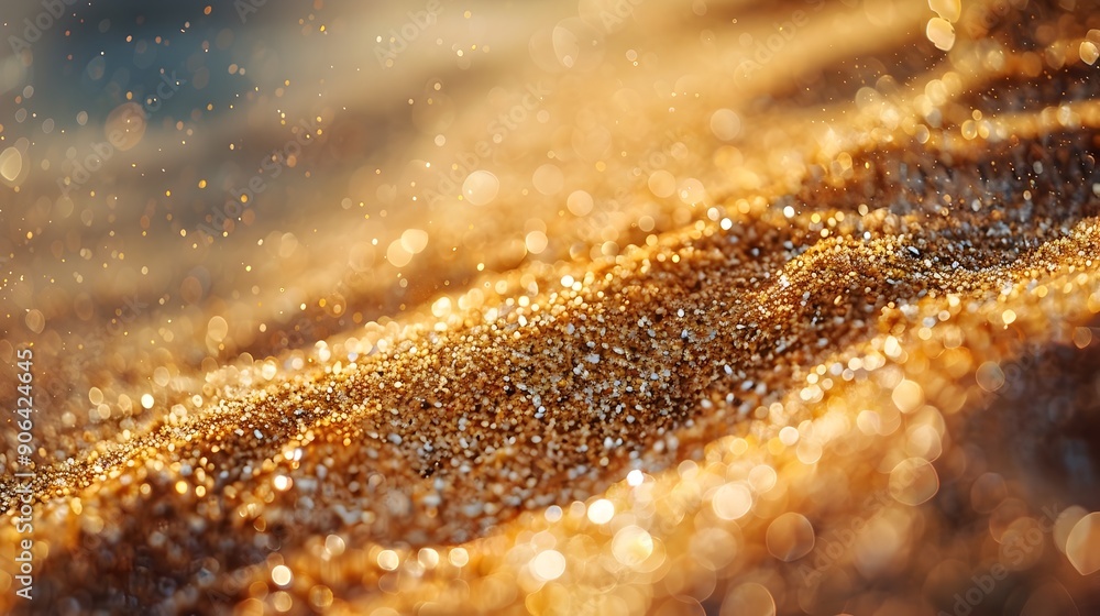 Poster mesmerizing macro capture of a sand grain s intricate textures and natural patterns