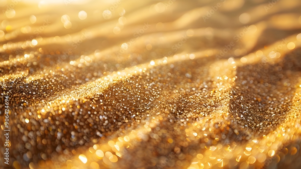 Poster mesmerizing macro shot of a detailed sand grain with captivating patterns and textures