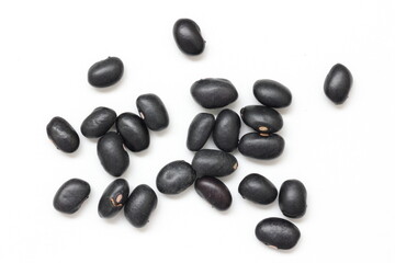 Black beans isolated 