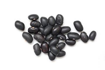 black bean seeds isolated 