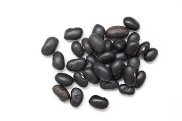 black bean seed isolated 
