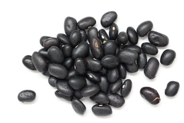 black bean seeds isolated 