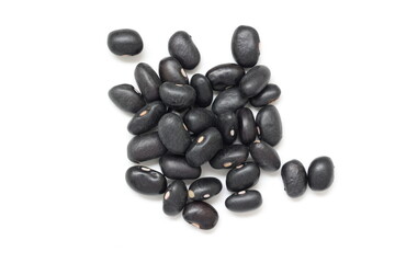 Black bean isolate on white 