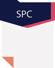 SPC File format minimal icon