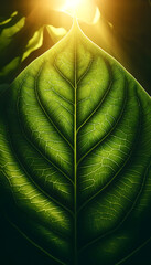 green leaf background