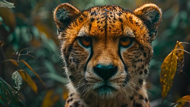 Cheetah the head Video 4K