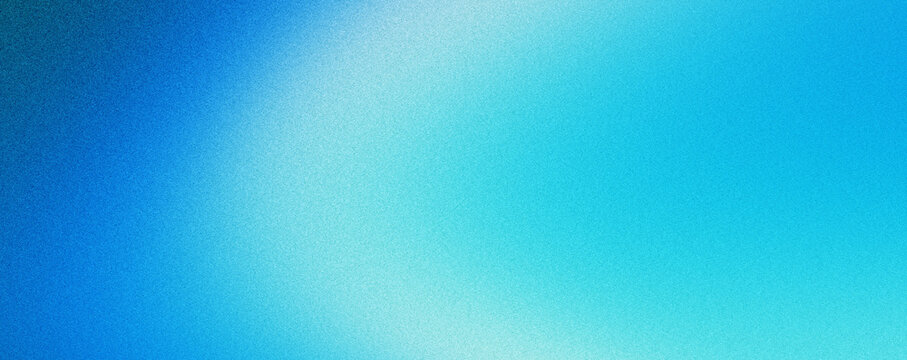 Blue gradient background grainy glowing blue light on dark backdrop noise texture effect social media banner poster cover header design