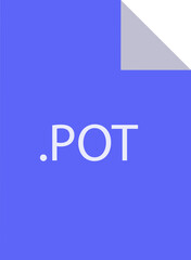 POT File icon fill crisp corners  v1