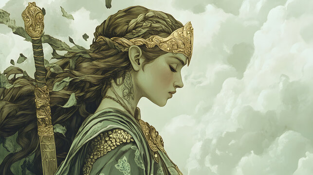 Nordic goddess frigg norse germanic mythology