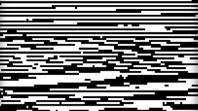 pixel static black and white broken lines old screen video game pixel no signal 3