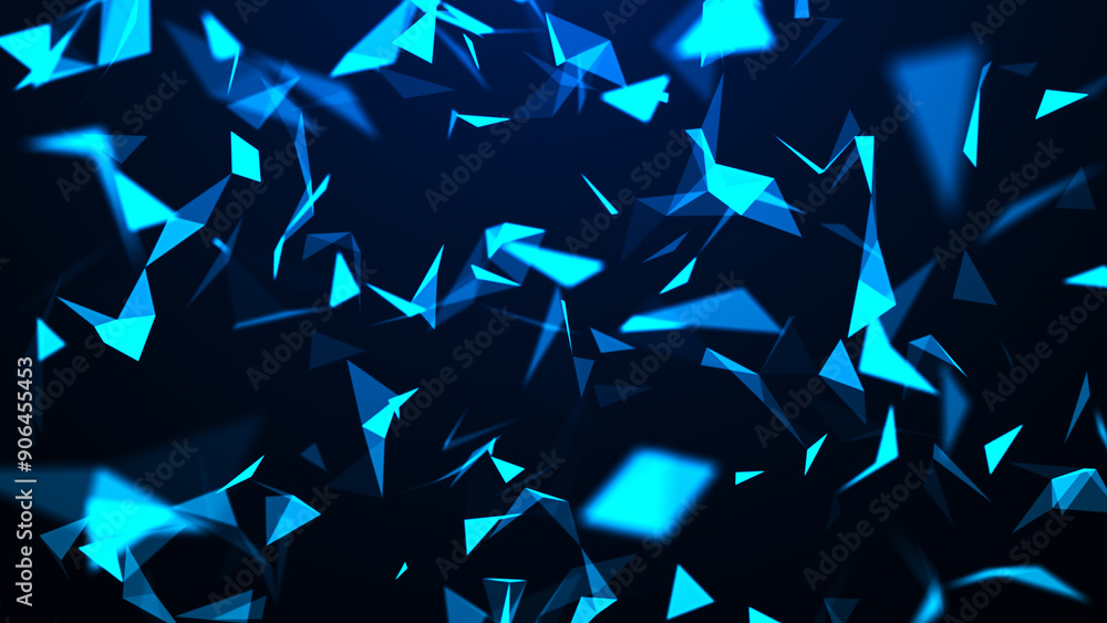 Poster abstract background with connecting dots and lines. network connection structure. data technology an