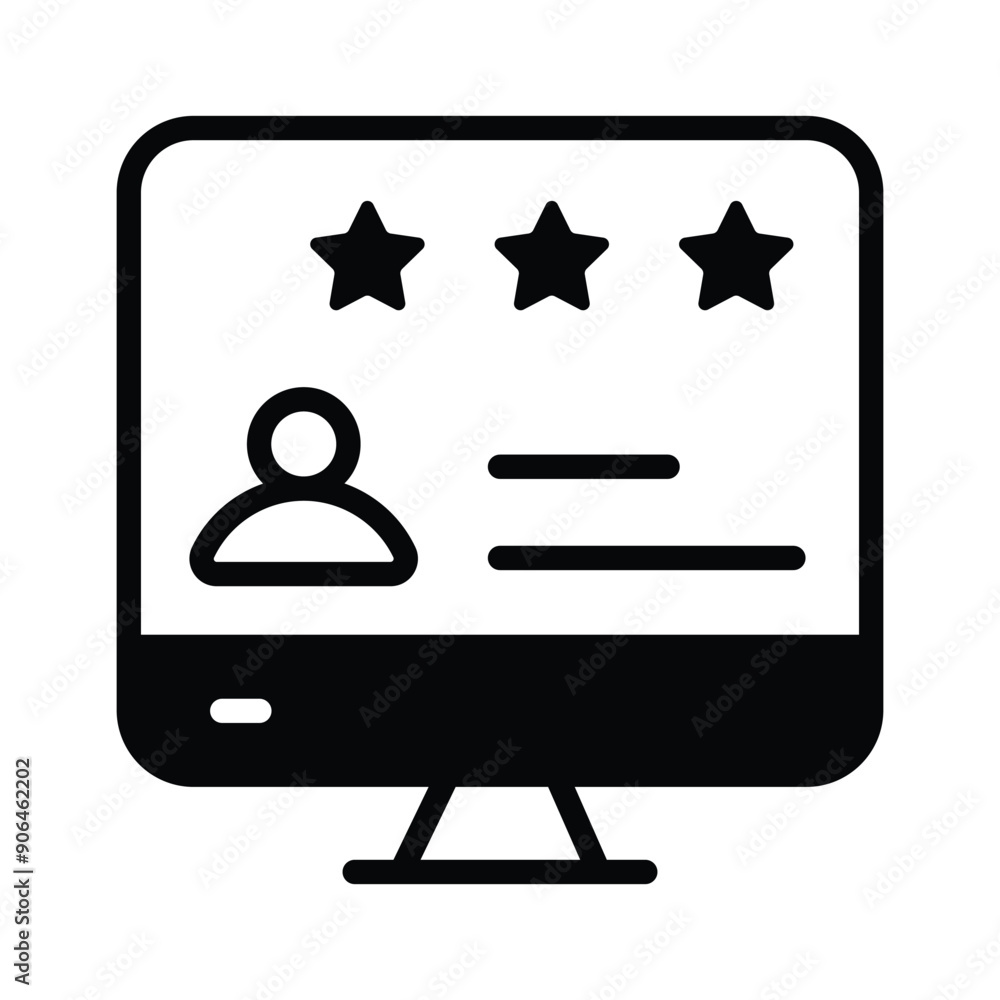 Wall mural profile review icon indicates checking and improving profiles for feedback or updates