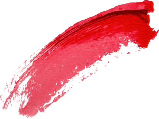 A vibrant red paint brush stroke, perfect for artistic backgrounds and creative projects. Ideal for designs needing bold color.