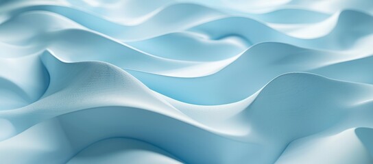 Fototapeta premium Abstract Blue Wavy Pattern