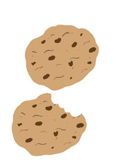 sweet dessert cakes, pastry, bread illustration - patisserie