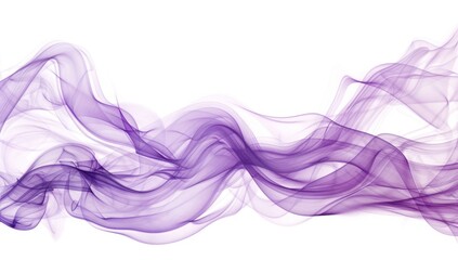 Abstract Purple Smoke Waves