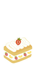 sweet dessert cakes, pastry, bread illustration - patisserie