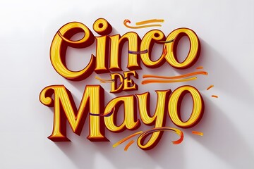 Cinco de Mayo mexican greeting card. Vector illustration with hand drawn calligraphy lettering.
