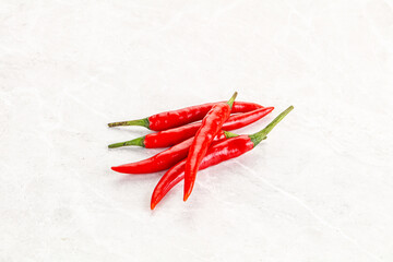 Hot and spicy chili pepper