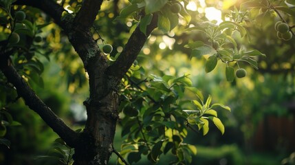 Fototapeta premium plum tree