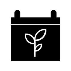 illustration of a calendar with a tree