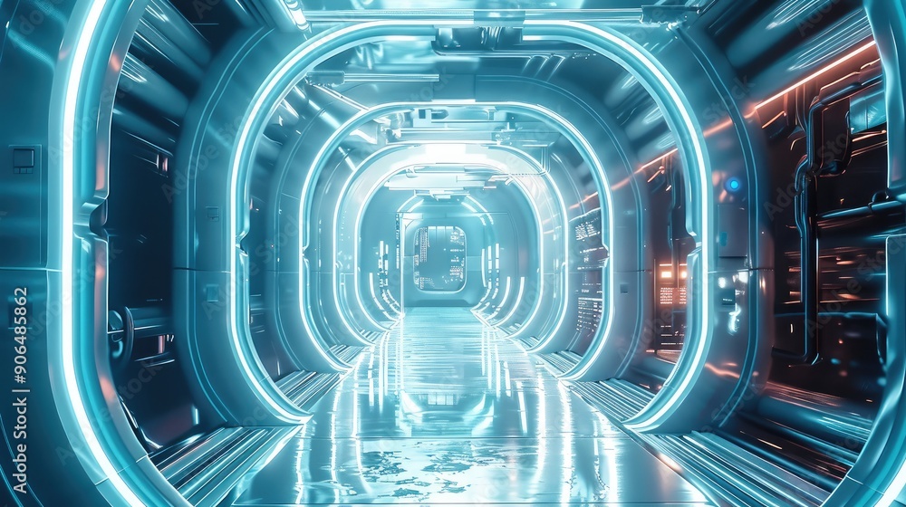 Aufkleber a gateway to the cyber world. generative ai.