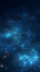 Fototapeta premium Digital nebula blue flash point line abstract poster background