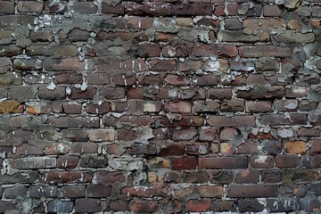 Weathered Brick Wall Texture.