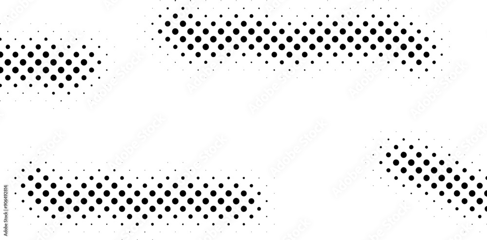 Poster dotted halftone faded wavy gradient texture. halftone dot pattern texture, halftone background abstr