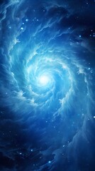 Digital nebula starry sky swirl abstract graphic poster background