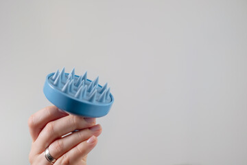 Silicone Exfoliator Massager brush for circulation and follicle stimulation for optimal scalp...