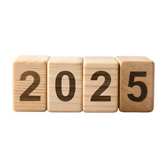 2025 wooden block