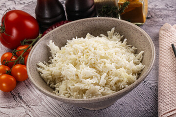 Indian cuisine Steamed basmati rice