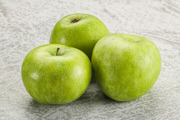 Sweet and juicy green apple
