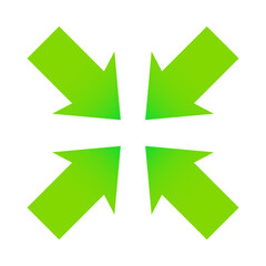 Green arrows, usage, clean environment, pollution, save the planet, ecology, nature, zero waste, reduce, reuse, recycle, eco, biodegradable materials, natural, organic, microplastics. Vector